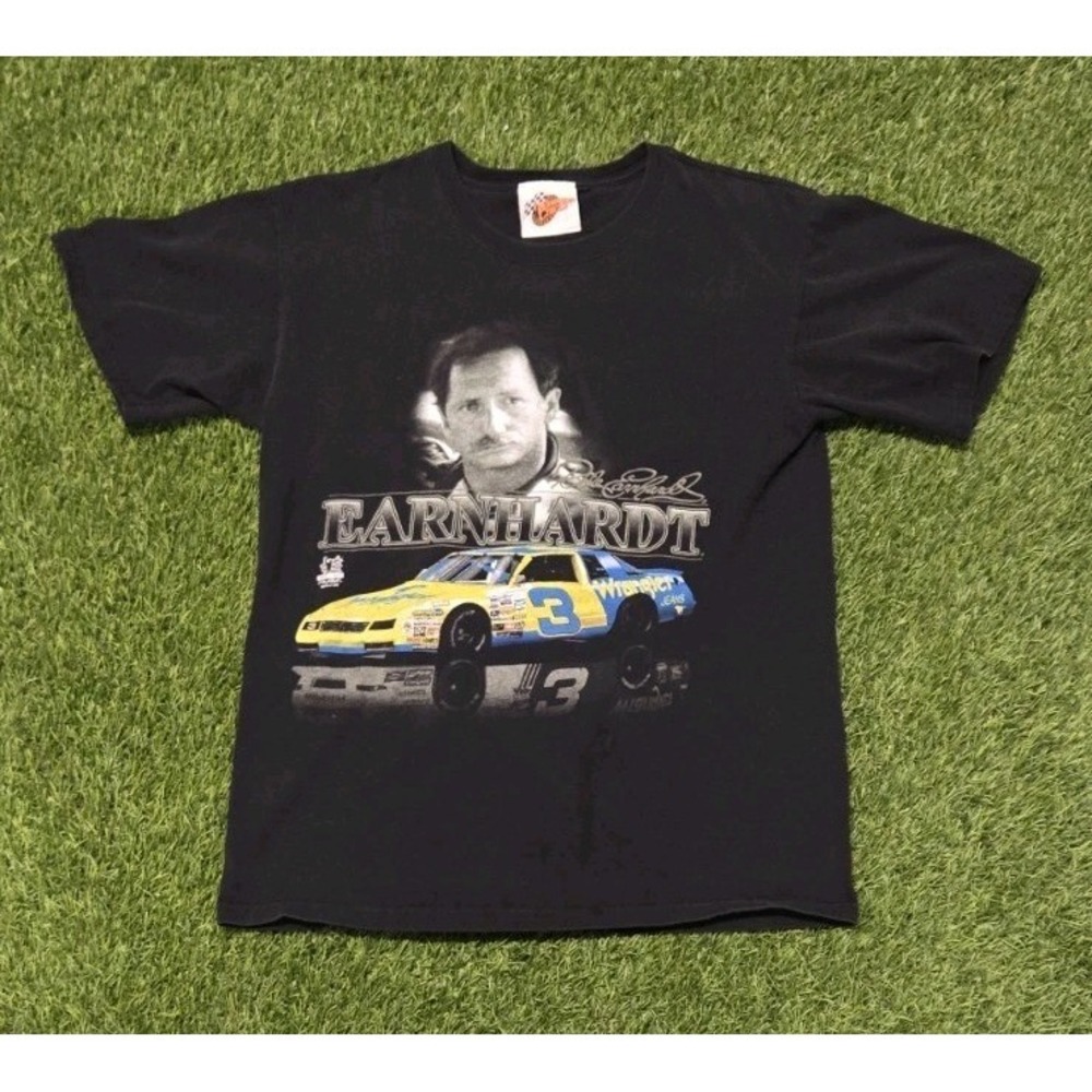Vintage 2010 Dale Earnhardt Sr & Jr Wrangler #3 Tribute T-Shirt Winners Circle M